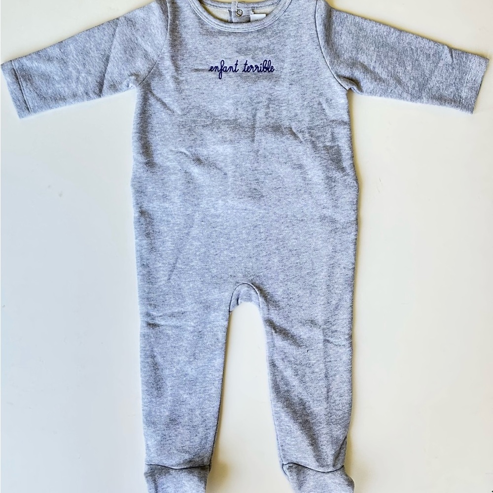Onesie with long sleeves and footies by Maison Labiche